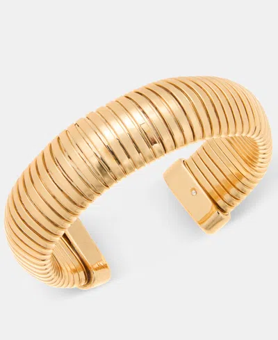 Inc International Concepts Omega Cuff Bracelet, Macy's Exclusive In Gold