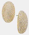 Inc International Concepts Pave Oval Drop Earrings, Macy's Exclusive In Gold