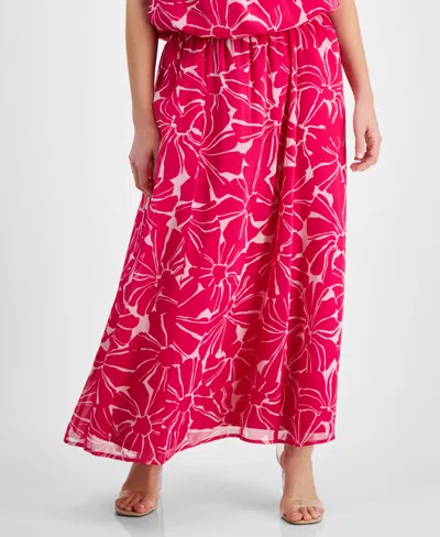 Inc International Concepts Petite Floral-print Maxi Skirt, Created For Macy's In Tala Bloom