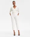 Inc International Concepts Petite High-rise Ankle Pant, Exclusively At Macy's In Vintage Cream