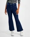 Inc International Concepts Petite High-rise Flare Jeans, Created For Macy's In Medium Indigo