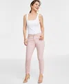 INC INTERNATIONAL CONCEPTS PETITE HIGH-RISE FROM-FITTING SLIM JEANS, CREATED FOR MACY'S