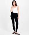 Inc International Concepts Petite High-rise Pull-on Leggings, Macy's Exclusive In Black