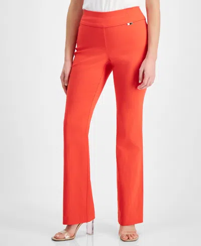 Inc International Concepts Petite Mid-rise Bootcut Pants, Created For Macy's In Tropical Punch