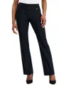 Inc International Concepts Petite Mid-rise Bootcut Pants, Petite & Petite Short, Created For Macy's In Deep Black