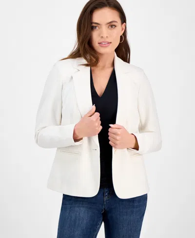 Inc International Concepts Petite Ponte Blazer, Created For Macy's In Vintage Cr