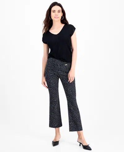 Inc International Concepts Petite Printed Bootcut Pull-on Pants, Macy's Exclusive