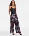 Inc International Concepts Petite Printed Chiffon Wide-leg Pants, Macy's Exclusive In Multi