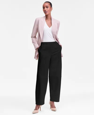 Inc International Concepts Petite Pull-on Pants, Macy's Exclusive In Black