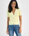 Inc International Concepts Petite Short-sleeve Knit Cardigan, Exclusively At Macy's