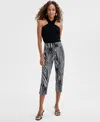 Inc International Concepts Petite Tummy-control Pull-on Capri Pants, Created For Macy's