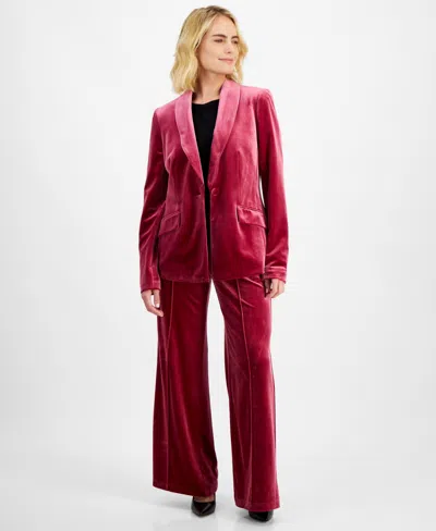 Inc International Concepts Petite Velvet Blazer, Created For Macy's