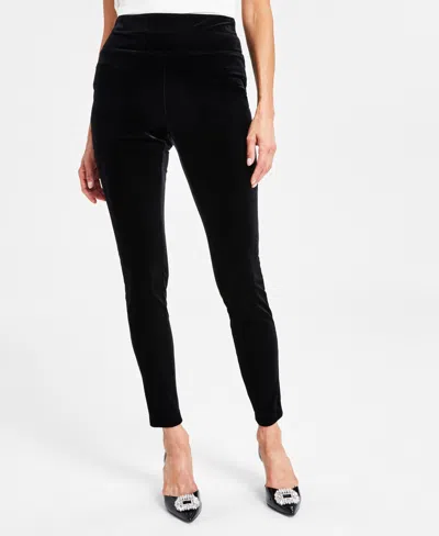 Inc International Concepts Petite Velvet Skinny Pants, Created For