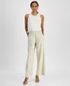 Inc International Concepts Petite Wide-leg Pull-on Pants, Exclusively At Macy's In Grain
