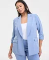 Inc International Concepts Plus Size Mid-rise Pull-on Straight-leg Pants, Created For Macy's