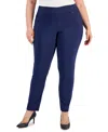 Inc International Concepts Plus Size Bengaline Skinny Pants, Created For Macy's