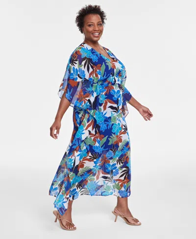 Plus Size Macy's Floral Maxi Dress Inc International Concepts