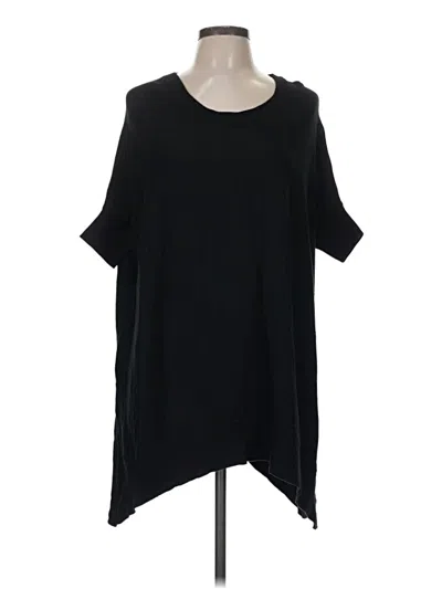 Pre-owned Inc International Concepts Poncho In Black