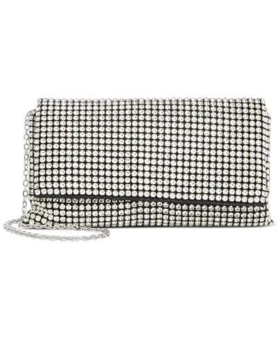 Inc International Concepts Prudence Small Diamond Mesh Crossbody, Created For Macy's In Black