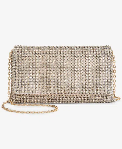 Inc International Concepts Prudence Small Diamond Mesh Crossbody, Created For Macy's In Rose Gold