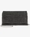 Inc International Concepts Prudence Small Diamond Mesh Crossbody, Exclusively At Macy's In Black