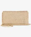 Inc International Concepts Prudence Small Diamond Mesh Crossbody, Exclusively At Macy's In Gold