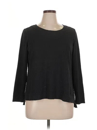 Pre-owned Inc International Concepts Pullover Sweater In Black