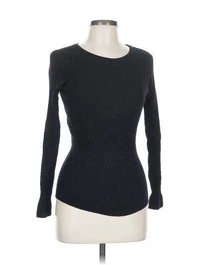 Pre-owned Inc International Concepts Pullover Sweater In Black