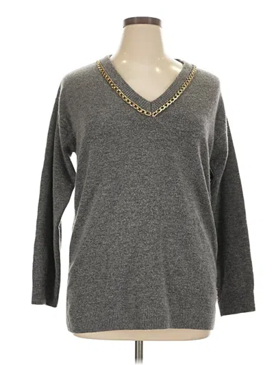 Pre-owned Inc International Concepts Pullover Sweater In Gray