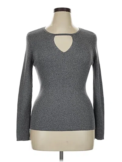 Pre-owned Inc International Concepts Pullover Sweater In Gray