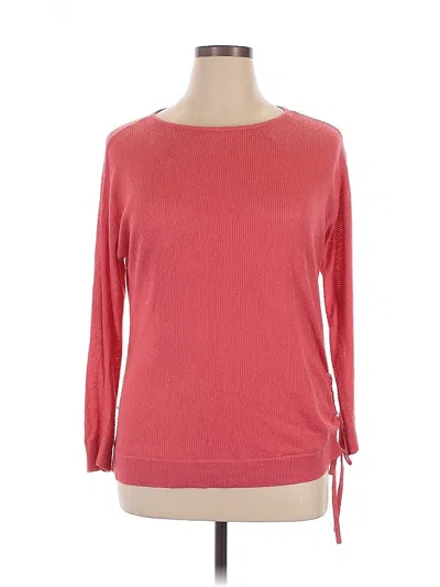 Pre-owned Inc International Concepts Pullover Sweater In Pink