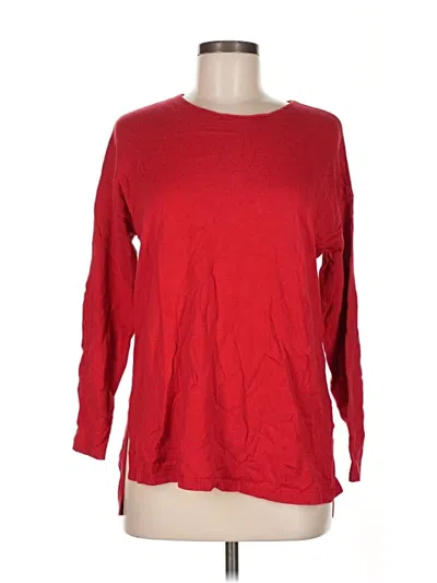 Pre-owned Inc International Concepts Pullover Sweater In Red