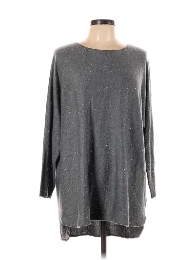 Pre-owned Inc International Concepts Pullover Sweater In Silver