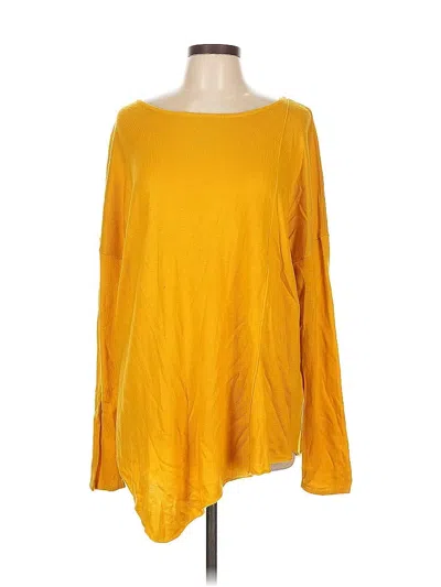 Pre-owned Inc International Concepts Pullover Sweater In Yellow