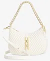 Inc International Concepts Quynn Small Quilted Crossbody, Exclusively At Macy's In Hb Vanilla