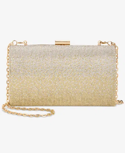 Inc International Concepts Ranndi Mini Ombre Clutch Crossbody, Created For Macy's In Gold