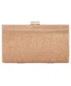 Inc International Concepts Ranndi Sparkle Clutch, Created For Macy's In Rose Gold,rose Gold