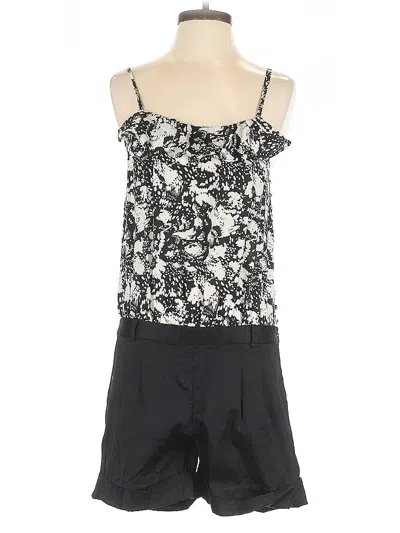 Pre-owned Inc International Concepts Romper In Black