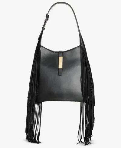 Inc International Concepts Salee Glazed Shoulder Bag, Exclusively At Macy's In Black