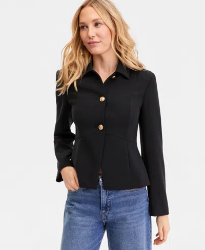 Inc International Concepts Sb Fitted Blazer In Black