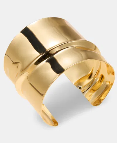 Inc International Concepts Sculpted Cuff Bracelet, Macy's Exclusive In Gold