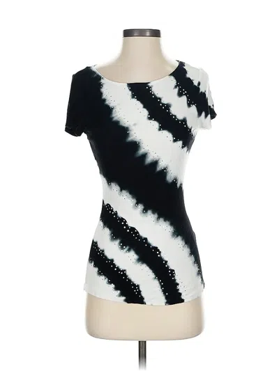 Pre-owned Inc International Concepts Short Sleeve T-shirt In Black