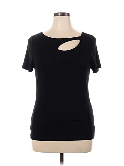 Pre-owned Inc International Concepts Short Sleeve T-shirt In Black