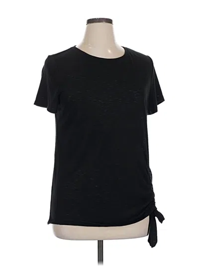 Pre-owned Inc International Concepts Short Sleeve T-shirt In Black