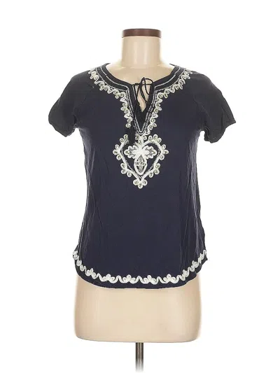 Pre-owned Inc International Concepts Short Sleeve T-shirt In Blue