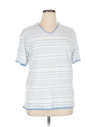 Pre-owned Inc International Concepts Short Sleeve T-shirt In Blue