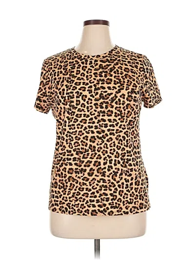 Pre-owned Inc International Concepts Short Sleeve T-shirt In Brown