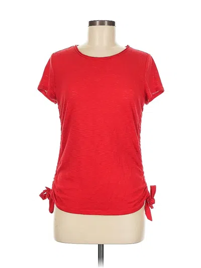 Pre-owned Inc International Concepts Short Sleeve T-shirt In Red
