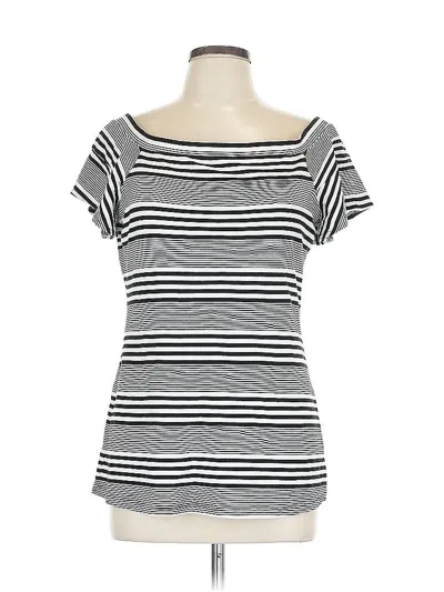 Pre-owned Inc International Concepts Short Sleeve T-shirt In Silver