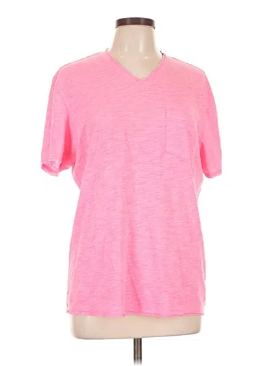 Pre-owned Inc International Concepts Short Sleeve T-shirt In Pink